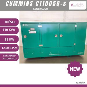 GENERADOR CUMMINS 110 KVA
