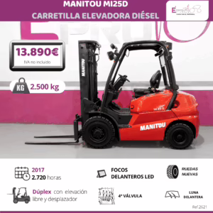 CARRETILLA ELEVADORA MANITOU DIESEL