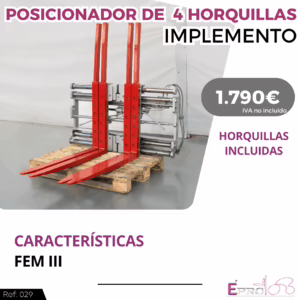 POSICIONADOR DE 4 HORQUILLAS FEM III