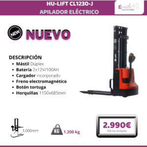 APILADOR ELECTRICO HU-LIFT CL1230-J