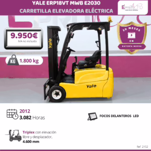 CARRETILLA ELEVADORA YALE ERP18VT MWB E2030