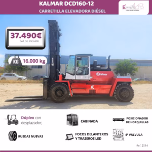 CARRETILLA ELEVADORA KALMAR DCD160-12