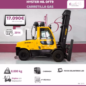 CARRETILLA ELEVADORA HYSTER H8.0FT9