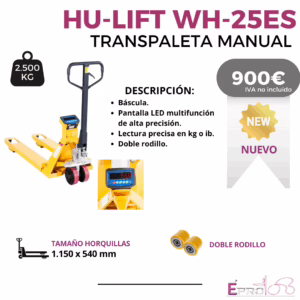 TRANSPALETA HU-LIFT WH-25ES
