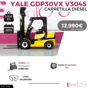CARRETILLA ELEVADORA DIESEL YALE