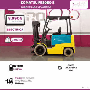 CARRETILLA ELEVADORA KOMTASU