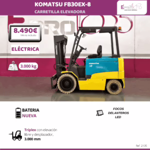 CARRETILLA ELEVADORA KOMTASU