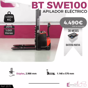 APILADOR ELECTRICO BT SWE100
