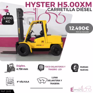 CARRETILLA ELEVADORA HYSTER H5.00XM