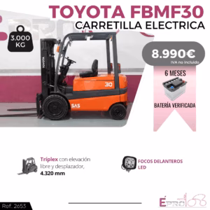 CARRETILLA ELEVADORA TOYOTA FBMF30
