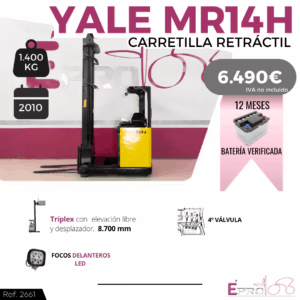 CARRETILLA RETRACTIL YALE MR14H