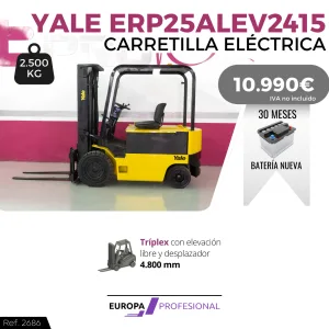 CARRETILLA ELEVADORA ELECTRICA YALE