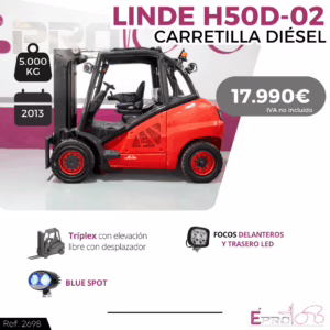 CARRETILLA ELEVADORA LINDE H50D-02