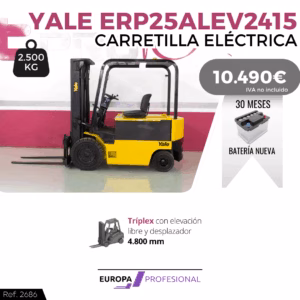 CARRETILLA ELEVADORA ELECTRICA YALE