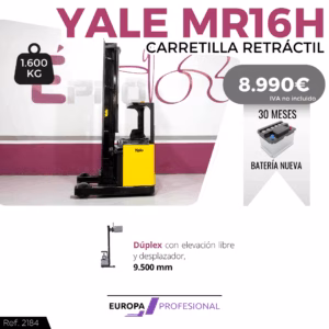 CARRETILLA RETRACTIL YALE MR16H