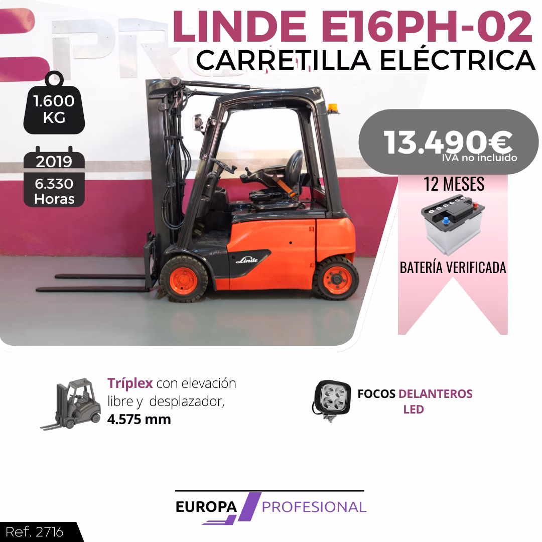 2716 LINDE ELEC - EUROPA PROFESIONAL