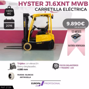 CARRETILLA ELEVADORA HYSTER J.6XNT MWB