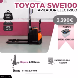 APILADOR ELECTRICO TOYOTA SWE100
