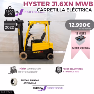 CARRETILLA ELEVADORA HYSTER J1.6XN MWB