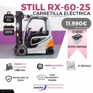 CARRETILLA ELEVADORA ELECTRICA STILL RX 60-25