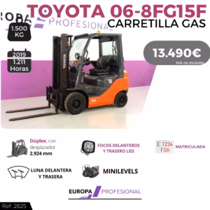 CARRETILLA ELEVADORA TOYOTA GAS