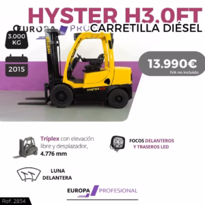 CARRETILLA ELEVADORA DIESEL 3000 KILOS