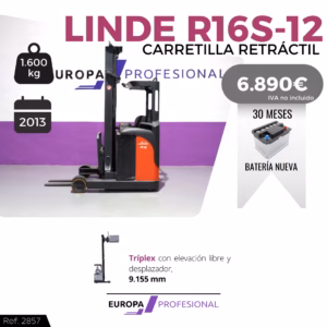 CARRETILLA ELEVADORA ELECTRICA LINDE