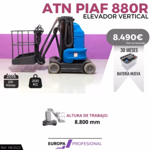 ELEVADOR VERTICAL ATN PIAF 880R
