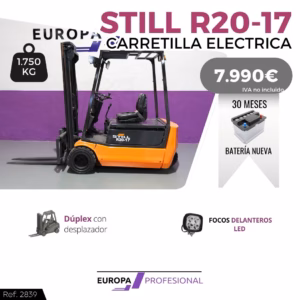 CARRETILLA ELEVADORA ELECTRICA STILL R20-17