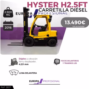 CARRETILLA ELEVADORA DIESEL HYSTER H2.5FT