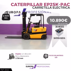 CARRETILLA ELEVADORA CATERPILLAR 2500 KG